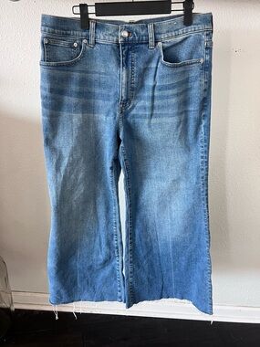 Madewell Light Blue Wide Leg Jeans